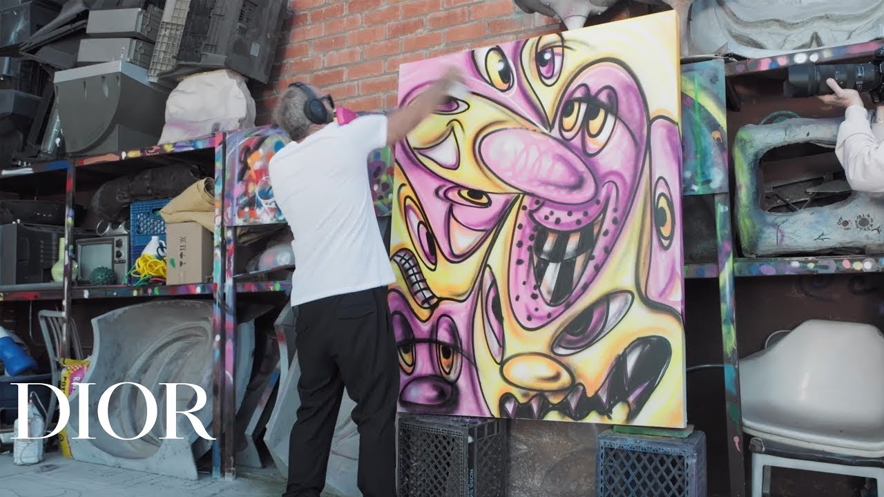 Meet Kenny Scharf, the Guest Artist for the Fall 2021 Dior Men's Collection