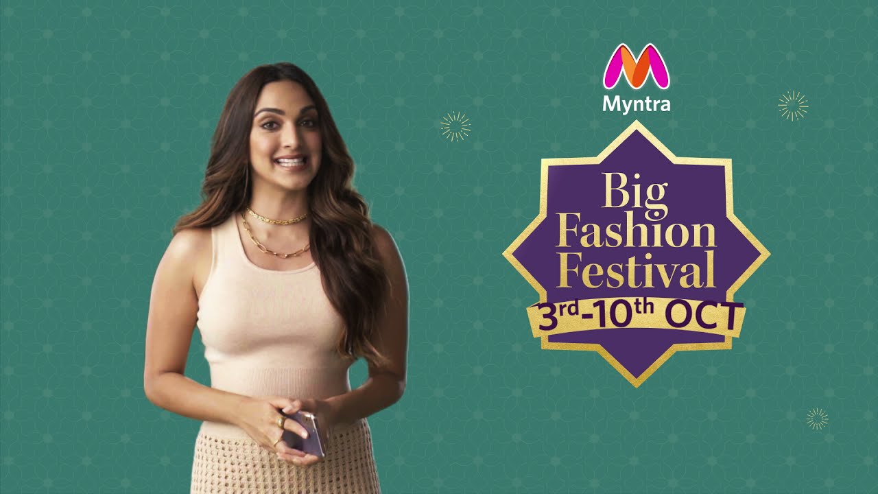 Myntra Big Fashion Festival is Live! 3rd-10th October | 50%-80% off on the biggest fashion brands.