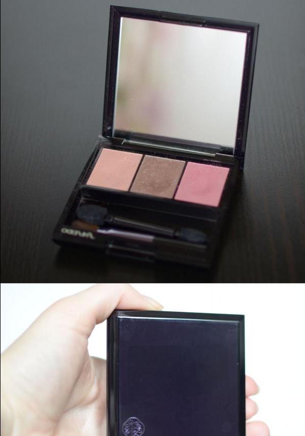 Plus de soie et doux - Shiseido Luminizing Satin Eye Color Trio RD 711 Pink Sands - avis
