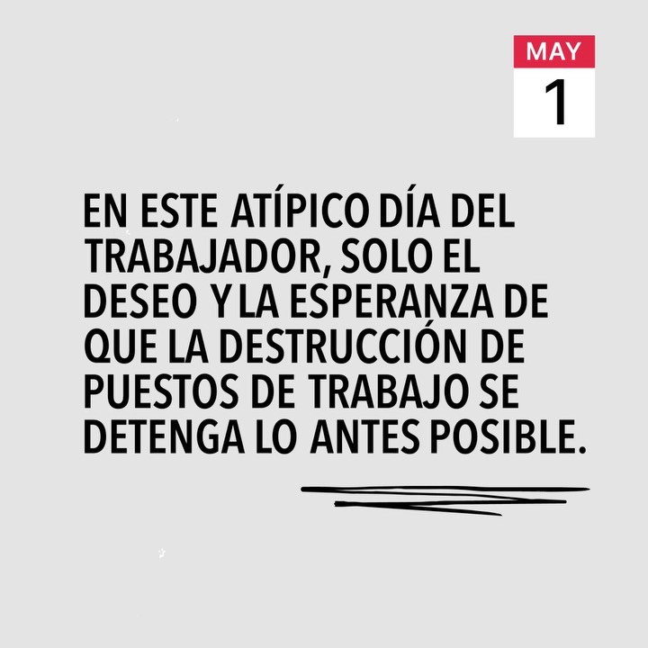 Antonio Banderas - Un deseo para este #1deMayo #diadeltrabajador