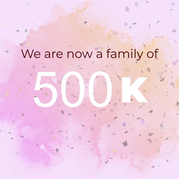 Purplle - Yay, we are now a family of 500K! ✨🤩✨

Thank you for showering us with immense love and support. It only makes us strive harder to bring the best of beauty and skincare at your fingertips. 💜...