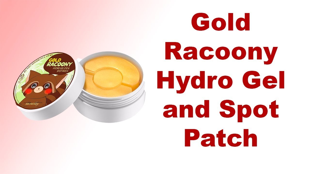 Gold Racoony Hydro Gel and Spot Patch