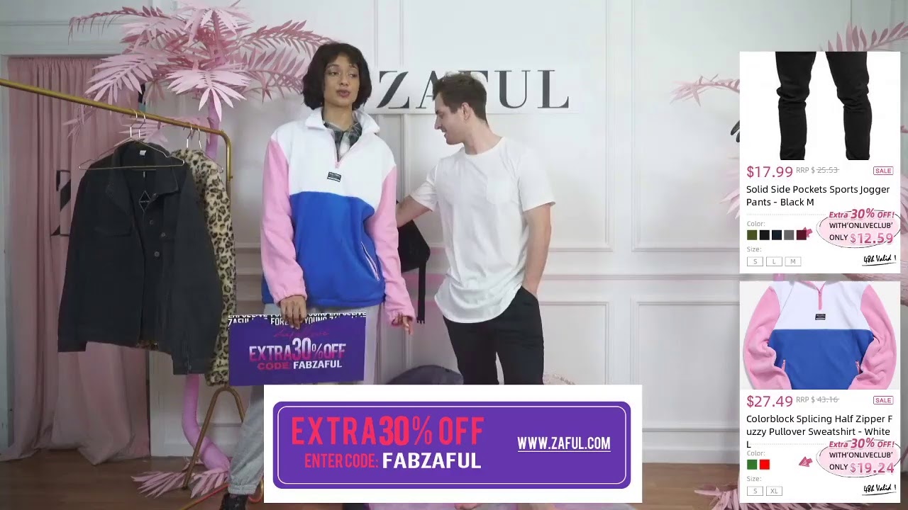 FABZAFUL LIVE | MEN'S CLOTHING 30% CRAZY OFFCOME