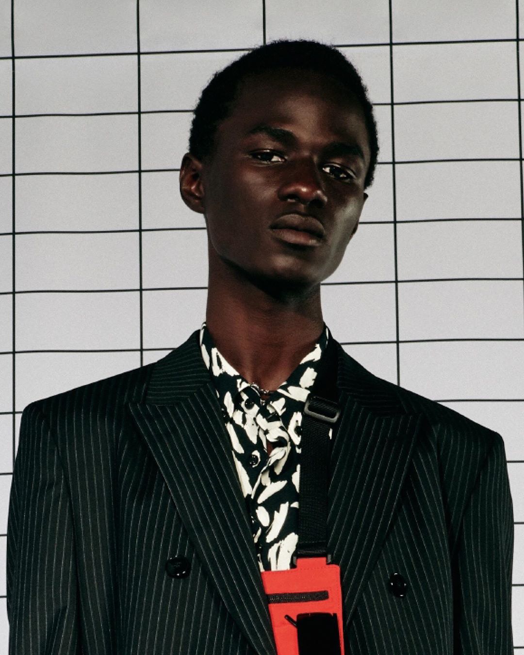 HUGO - Monochrome style with a pop of HUGO red. Discover more statement looks from our menswear collection at the link in our bio #PreFall20 #iamHUGO