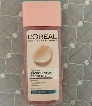 Отзыв о Тоник L'Oreal Paris Paris Skin Expert Бесконечная свежесть Роза + Лотос для нормальной и смешанной кожи от Giovanna  - отзыв