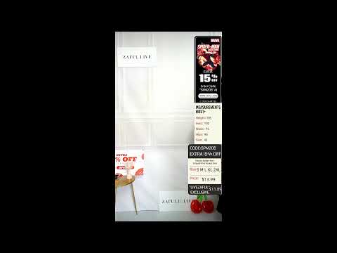 ZAFUL LIVE Spider-Man Collections HAUL & Try-On| ENJOY EXTRA 15% OFF WITH CODE: SPM20B