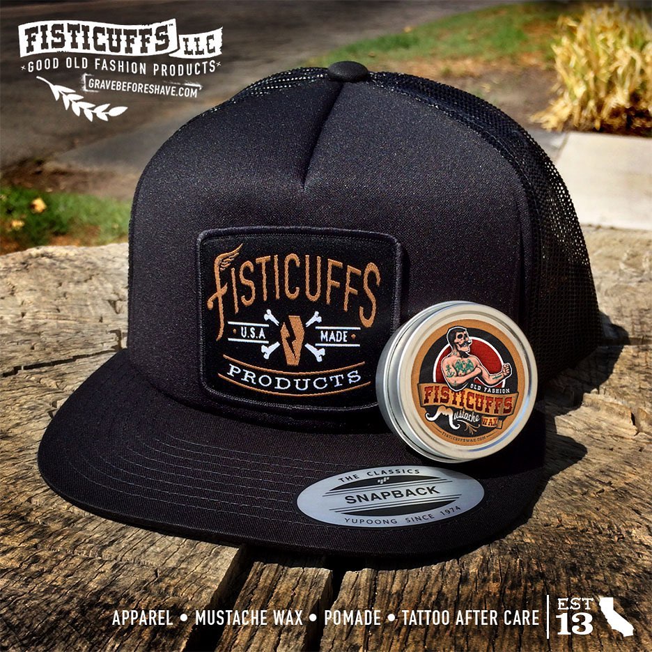 wayne bailey - Fisticuffs Trucker Hat and Fisticuffs Strong Hold Mustache Wax. Available at
WWW.GRAVEBEFORESHAVE.COM
—
#beard #beards #bearded #beardoil #beardoils #beardbalm #beardbalms #beardwash #b...