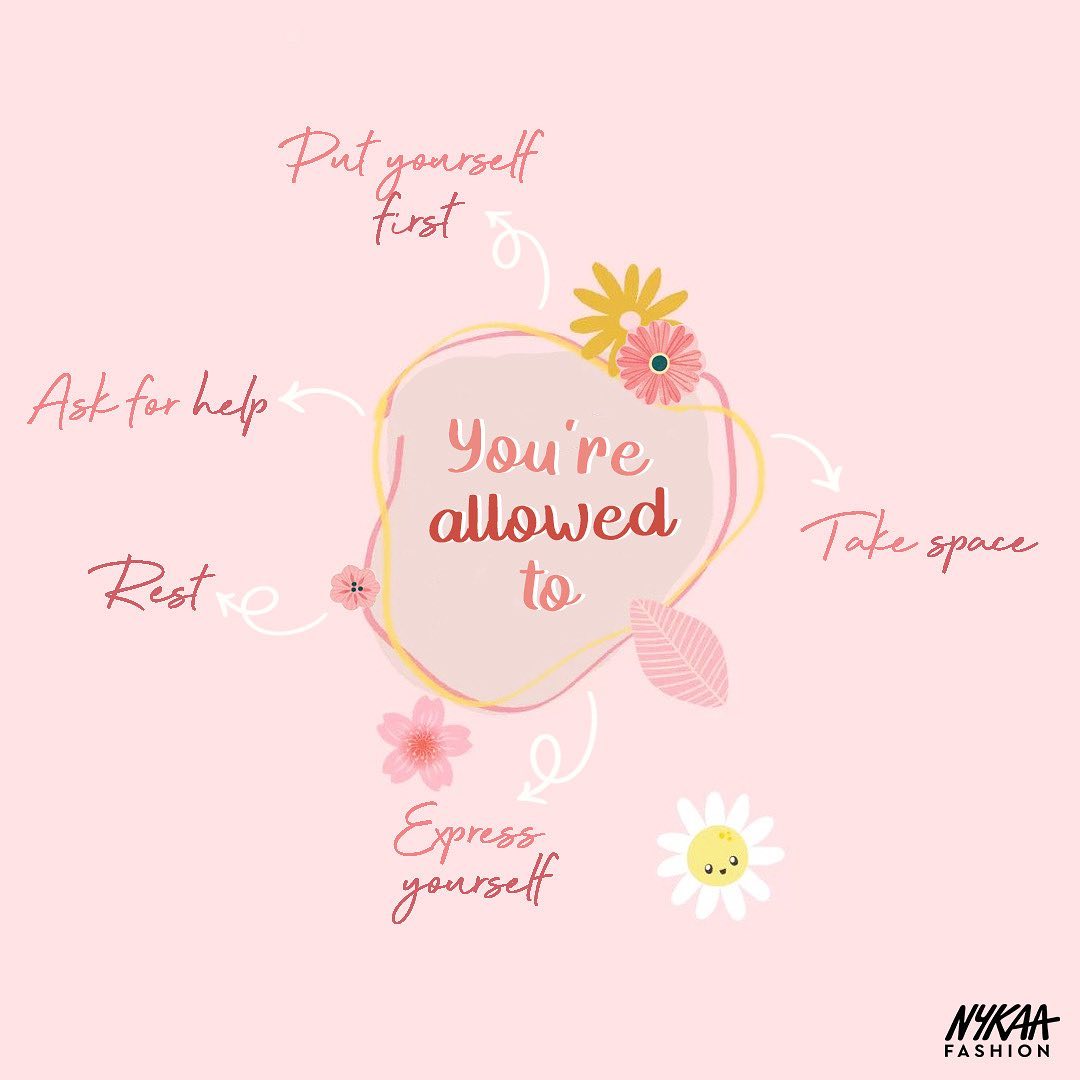 Nykaa Fashion - This World Mental Health Day, we want you to know that your mental health matters and you never have to apologise for taking care of yourself🌸 
•
•
#mentalhealth #mentalhealthmatters #...