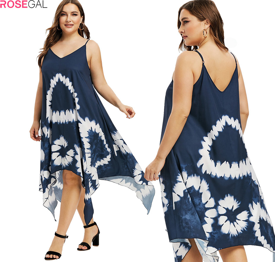 Rosegal - Bio Link:ROSEGAL CLEARANCE ZONE(OVER 79USD, GET 40USD OFF)⁣
Handkerchief Tie Dye Plus Size Cami Dress⁣
Search ID:464358706⁣
Price: $23.99⁣
Use Code: RGH20 to enjoy 18% off!⁣
#rosegal #plussi...