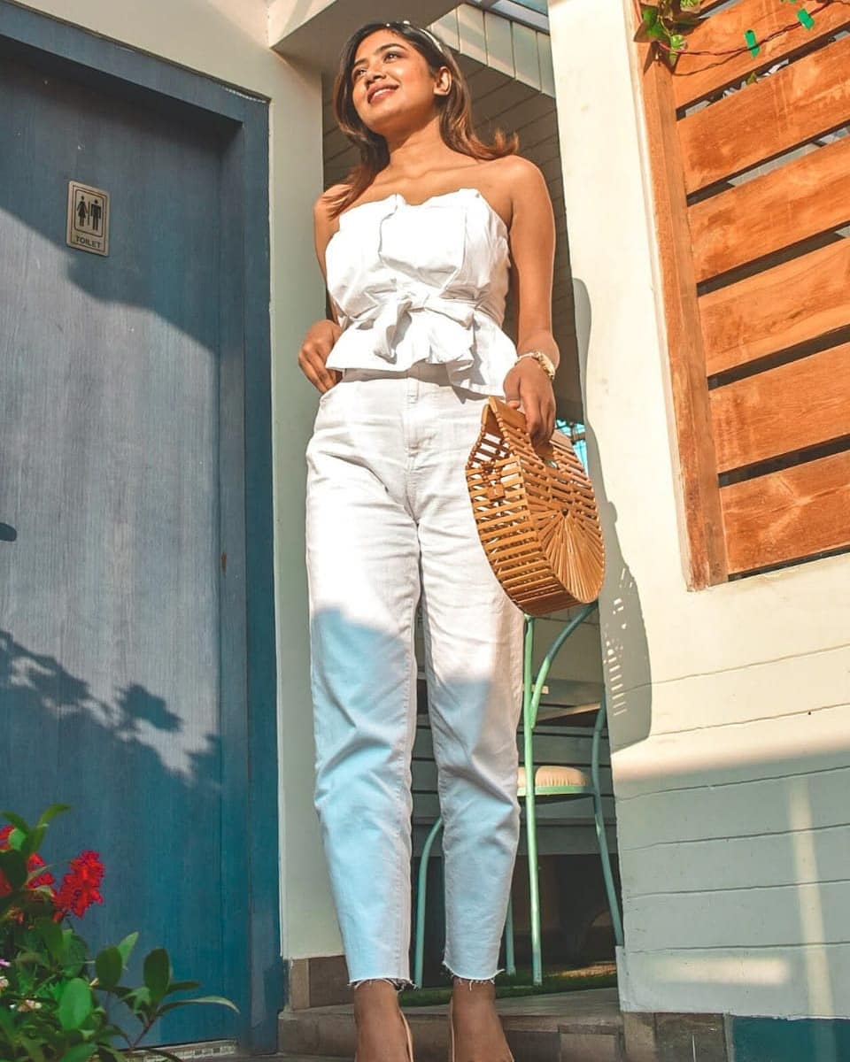MYNTRA - The white-on-white way to walk into the week like a #Boss. 
 📸 @swagata_dev
Look up product code: 6604900 (top) / 12083886 (trousers) 
For more on-point looks, styling hacks and fashion advic...