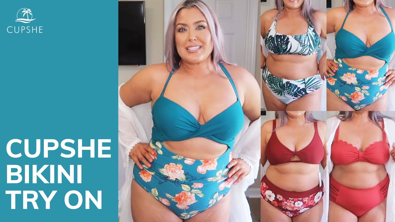 Cupshe | Try On Haul with Hotmess Momma Vlogs | High Quality & Affordable Plus Size Swimwear