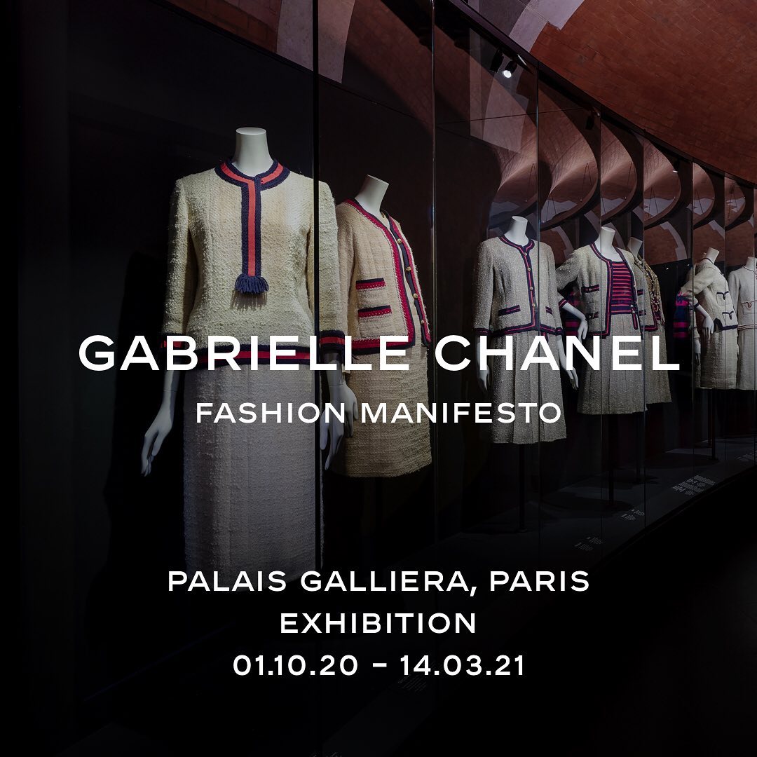 CHANEL - A look into the ‘Gabrielle Chanel. Fashion Manifesto’ exhibition at the Palais Galliera in Paris. A retrospective recounting the early beginnings of the ‘couturière’ with a few emblematic cre...