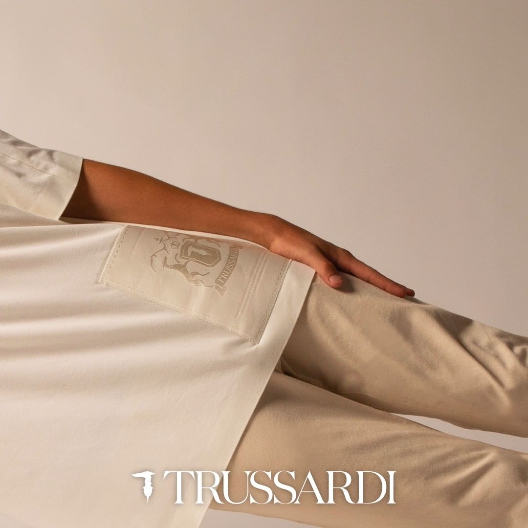 Trussardi - An old school pose that’s way harder than it actually seems! Inspired by #TrussardiFW1983 #TrussardiPeople #menswear #fall #TrussardiAraldica #tb #heritage #bts