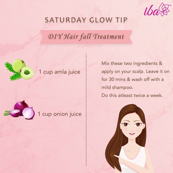 Iba - Saturday is here! Here’s a DIY tip for treating hair fall

Ensure that you use these on a regular basis to see effective results! 💜

#saturdayglowtip #diyhaircare #haircaretips #hairfallcontrol...