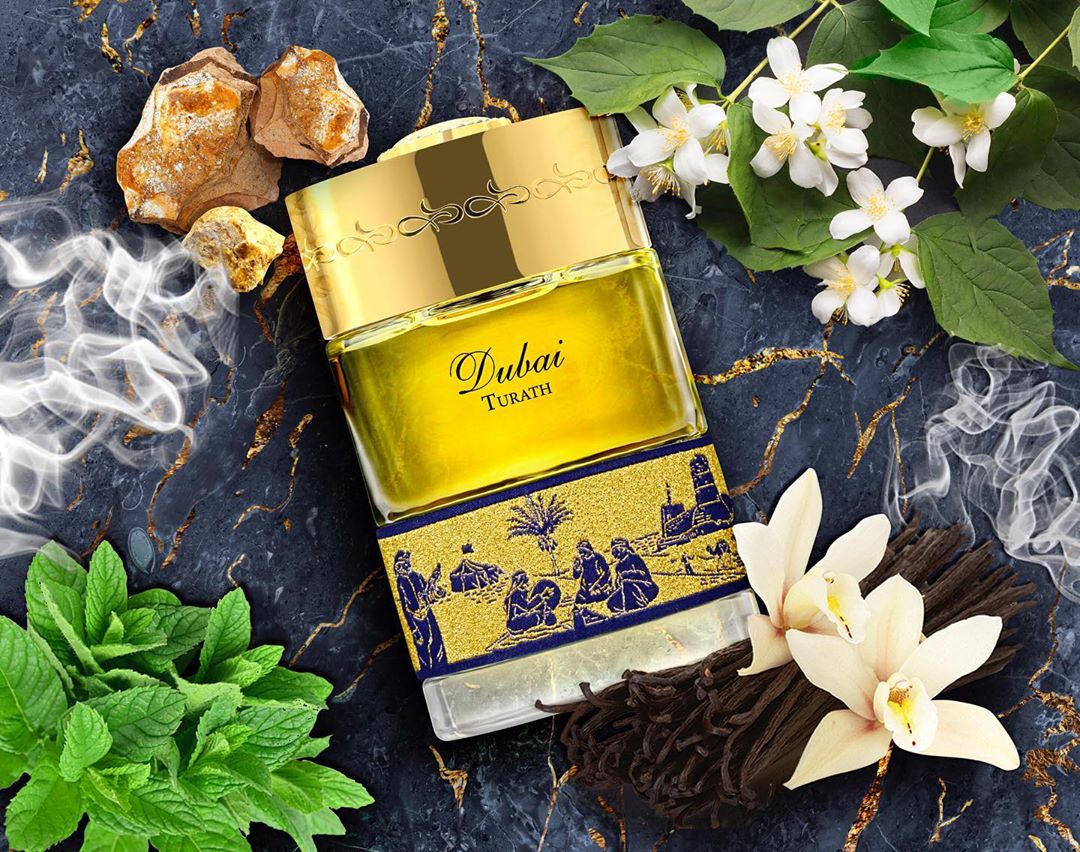 The Spirit of Dubai | روح دبي - Dubai Turath is inspiration from the heritage of the mysterious land of Dubai, where ancient culture seeps into you, enriching you with its poetic beauty.
The fragrance...