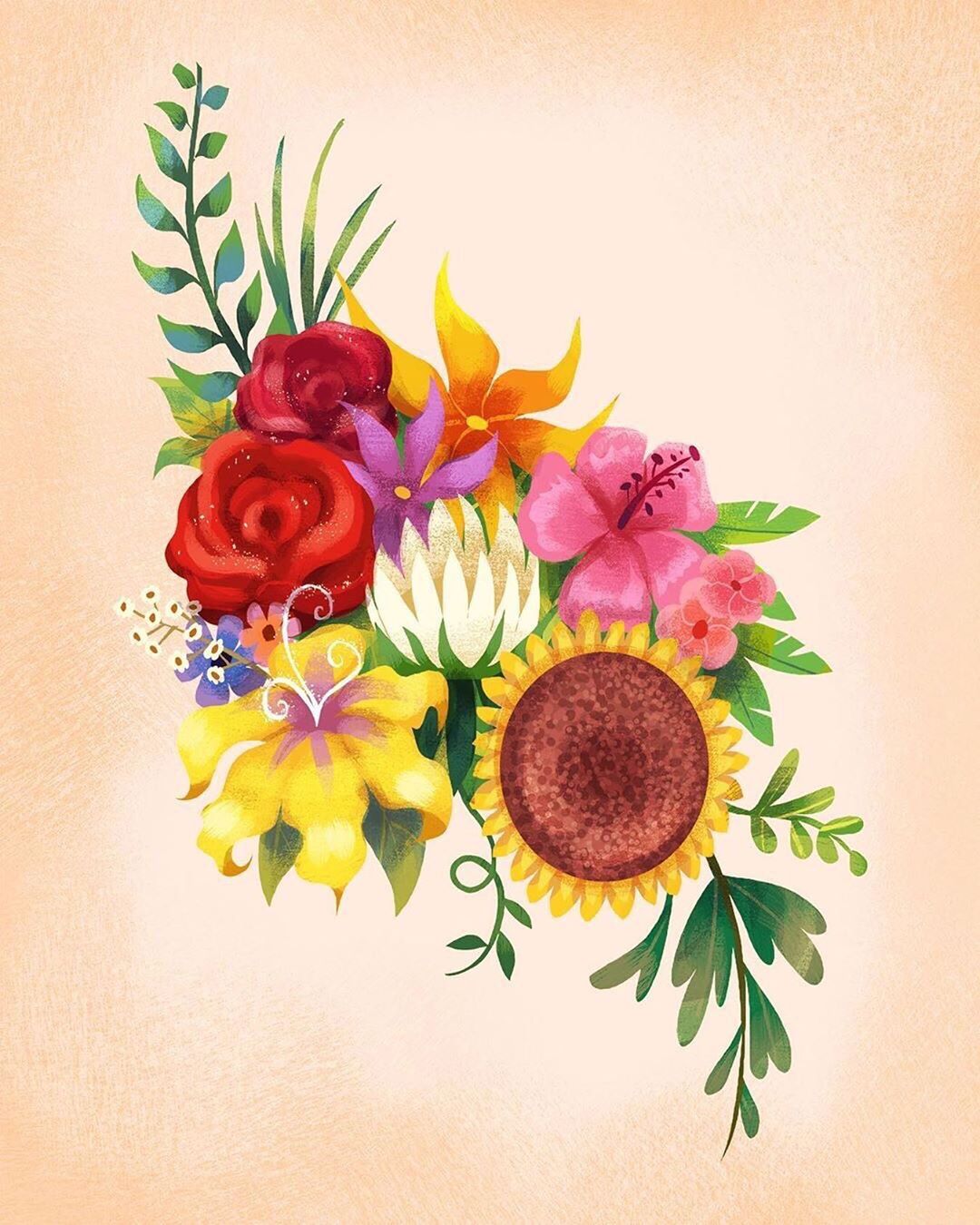 Disney Россия - Как вы думаете, какой принцессе подошел бы этот букетик? 🌸🌼🌻🌹 #Принцессы