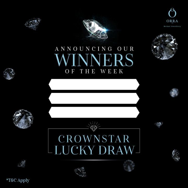 ORRA Jewellery - The time has come to announce the Week 2 winners of the Crownstar Lucky Draw contest! Congratulations, you have won a beautiful Persona bracelet!

For others who couldn't make it, don...