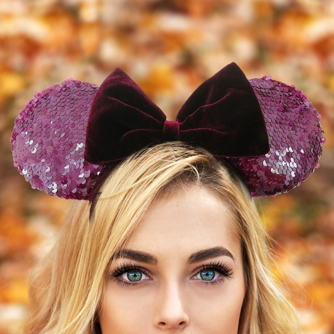 shopDisney - *Fall* in love with our newest headband that shimmers with vintage glamour. 💜 #disneyears #vintagestyle // link in bio