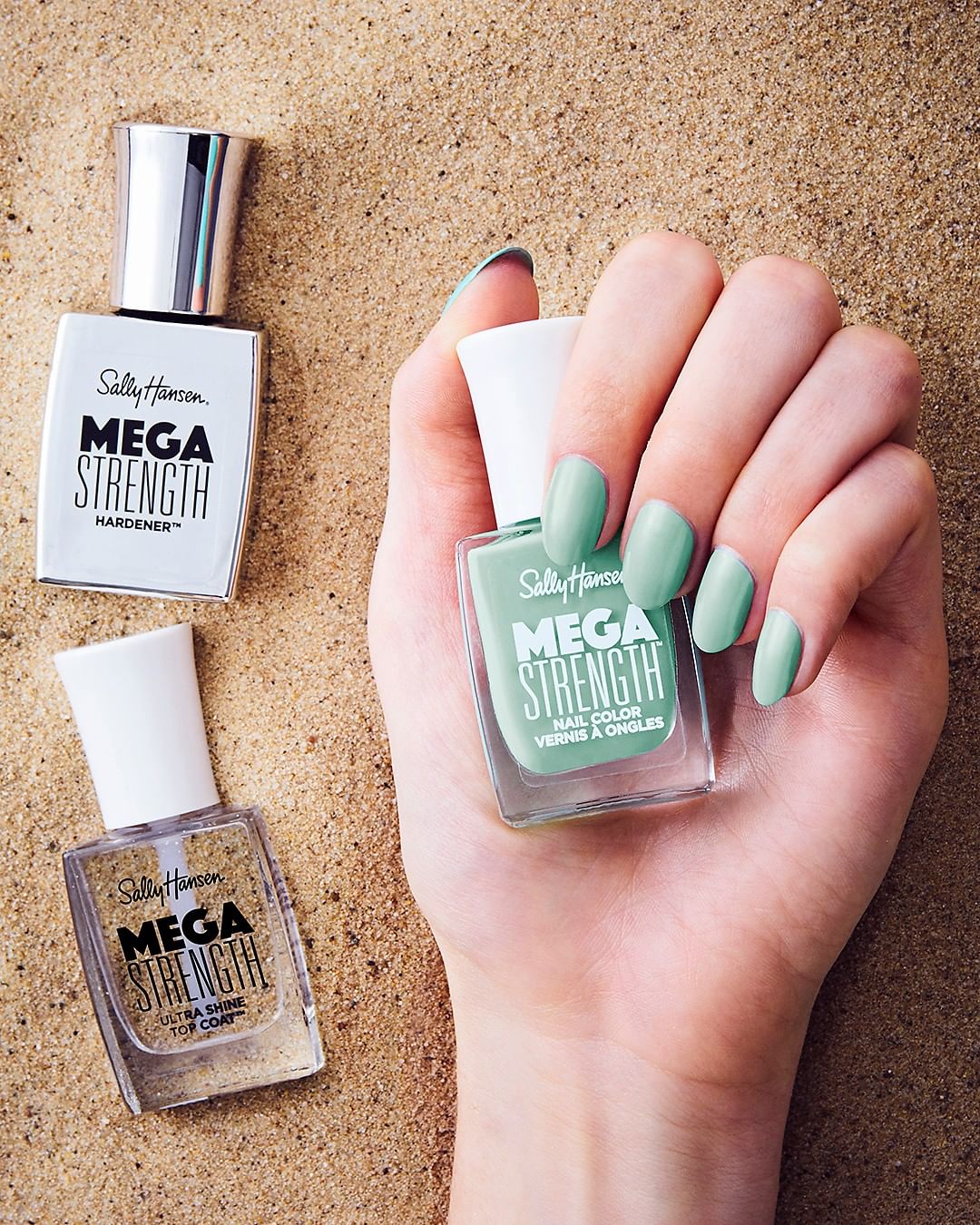Sally Hansen - This Keepin’ it Reel shade from our Mega Strength Mermaid Vibes collection it utterly fintastic ✨