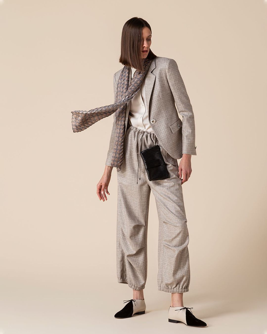 Giorgio Armani - Tailoring that is precise yet soft for an autumnal look that’s casual and put together at the same time. 
#GANewNormal