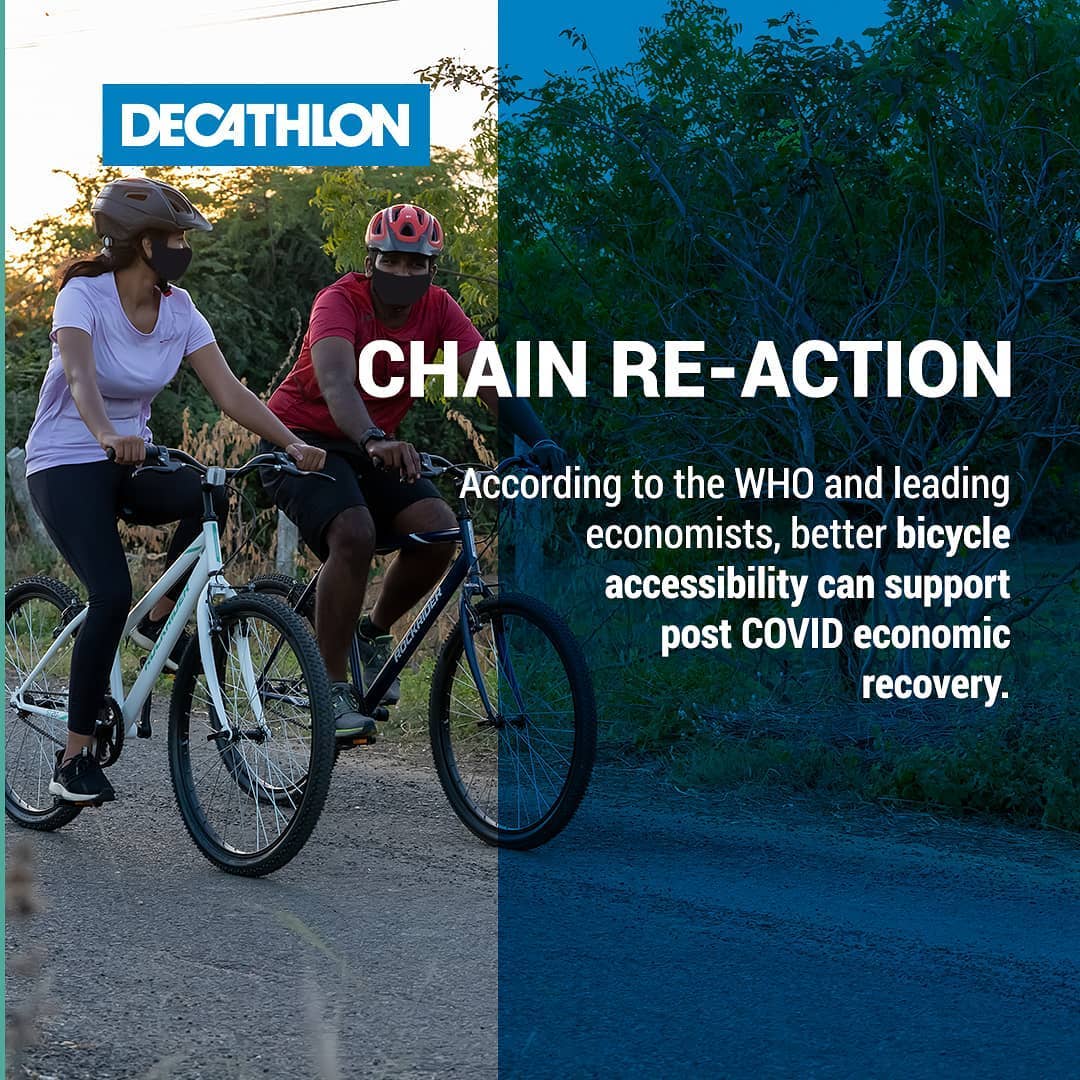 Decathlon Sports India - Save the world without spending a penny. Save on the subscription, get on the saddle.

#commutebicycle #cycling #newnormal #commute #health #socialdistancing #fitness #sports...
