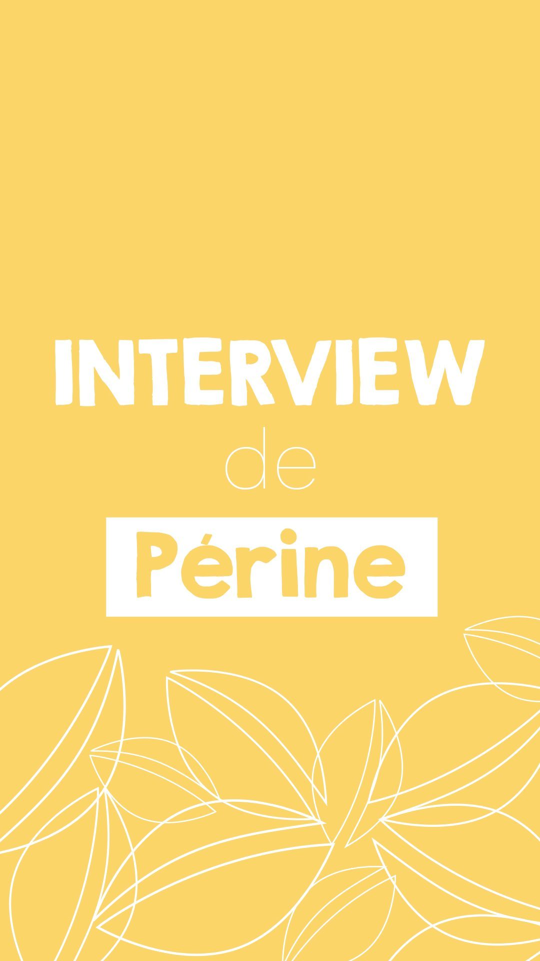 Naturé Moi - Cette semaine, c’est Périne notre chef de projet R&D qui se prête au jeu de l’interview ! 🎤