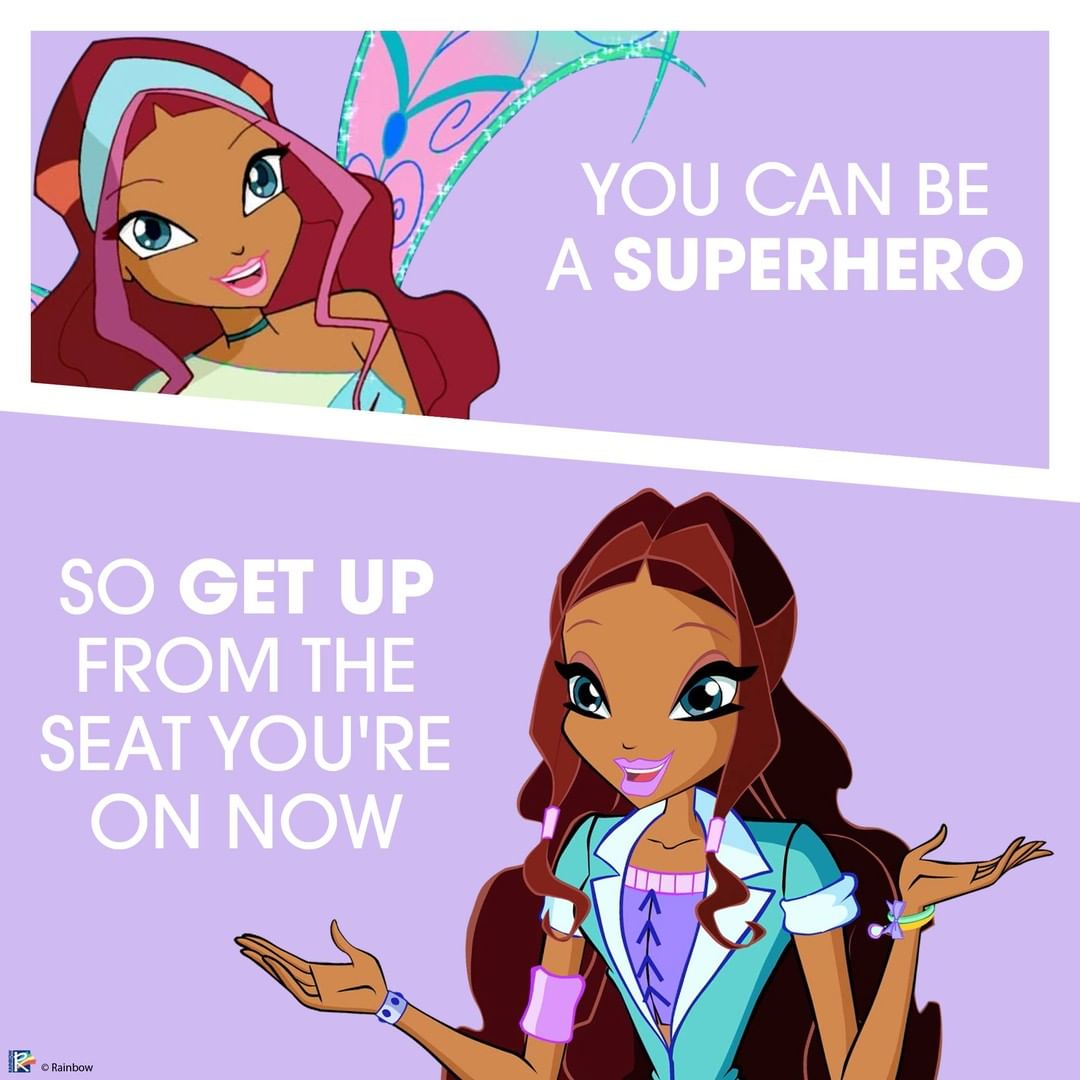 winxclub - You can be a superhero.
So get up from the seat you're on now. ⭐ #winxclubofficial #winxclub #magicalworldofwonder