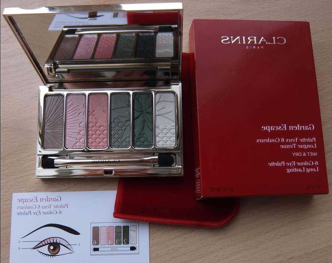 L'évasion du jardin avec la palette de maquillage pour les yeux Clarins Garden Escape 6-Colour Eye Palette (2 options 