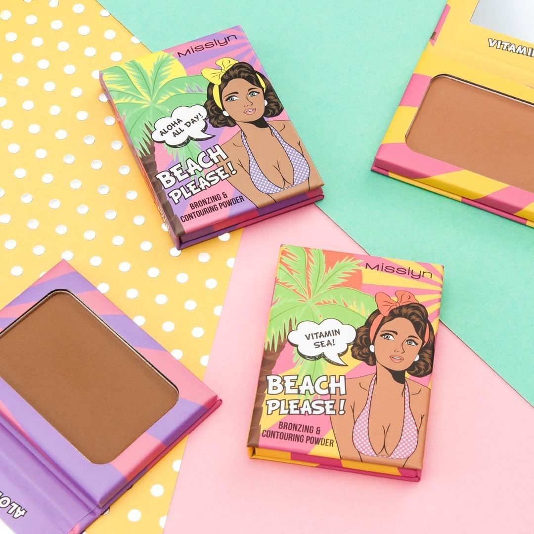 MISSLYN - Its beautiful soft-matte texture is a little beauty miracle, plus it is perfectly suited for accentuating your facial features. For a perfect tan, just like from the beach! We love our Beach...