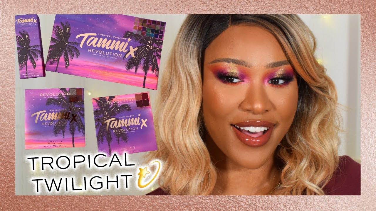 REVOLUTION | MAKEUP BY TAMMI TROPICAL TWILIGHT TUTORIAL + SWATCHES