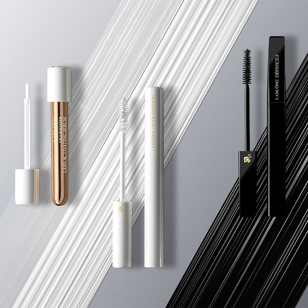 Lancôme Official - Want to super-size your lashes? Try our new super-charged Lash Routine. Lash Revitalizing Serum to refuel lashes, Cils Booster XL to give them a boost of volume and Definicils for u...