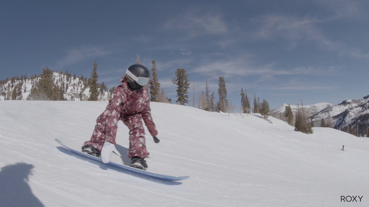 Snowboard Tips: How-to Heelside Carve and Grab with Kelsey Boyer