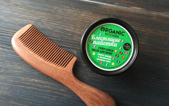 Отзыв о Масло для волос Organic kitchen Блестящие пайетки супер-блеск от Алла  - отзыв
