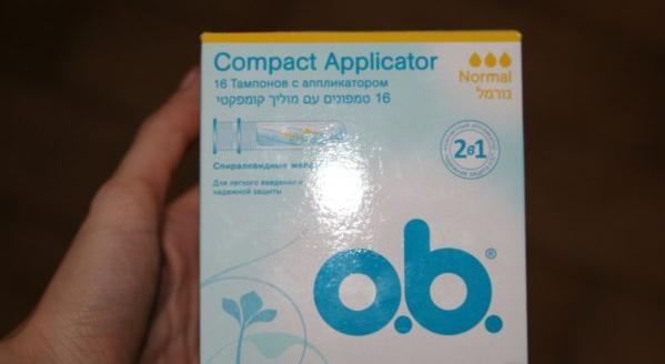 Тампоны Ob Compact Applicator фото