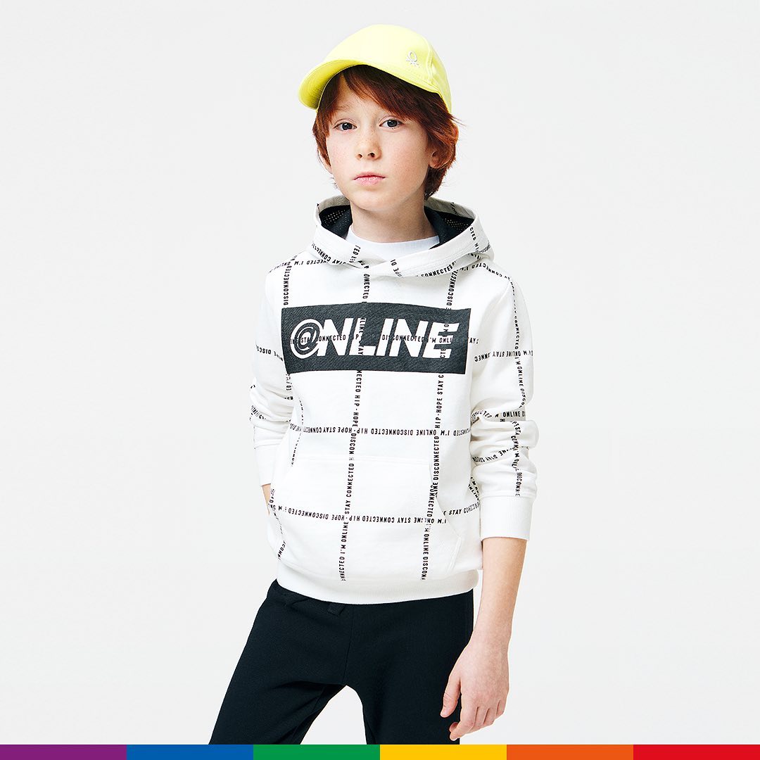 United Colors of Benetton - Stay connected.
#Benetton #SS20 #kids @jcdecastelbajac