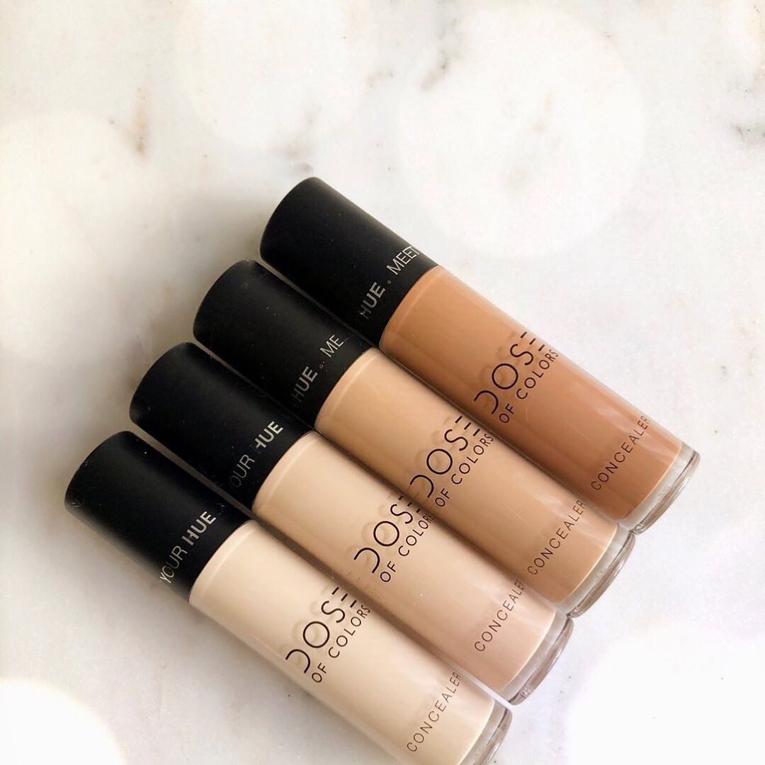 DOSE of COLORS - Our multitasking, full coverage concealer has a lightweight easy to blend formula. Available in 30 all inclusive shades.
⠀⠀⠀⠀⠀⠀⠀⠀⠀
Formulated with:
⠀⠀⠀⠀⠀⠀⠀⠀⠀
▪️Sunflower Seed Oil -  R...