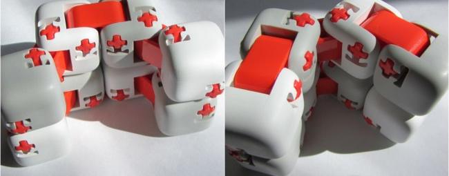 Игрушка-антистресс Xiaomi Перекидной кубик-конструктор (Mi Fidget Cube, Mitu Cube Spinner) фото