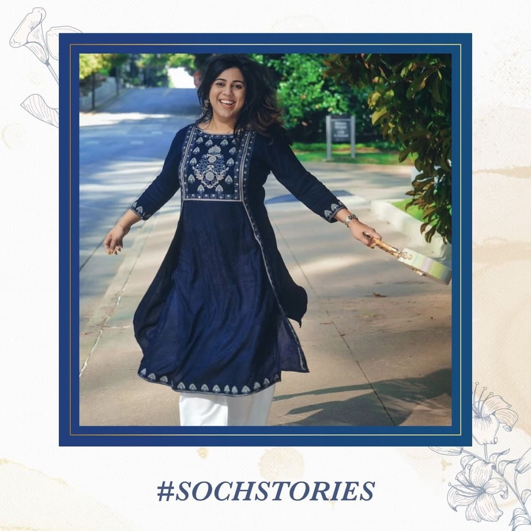 Soch - @annapurnasunkara  looks gorgeous in her #SochStories moment! Tag Soch to share your Soch Stories moment with us on your timeline and stand a chance to be featured on our page!
Don't forget to...