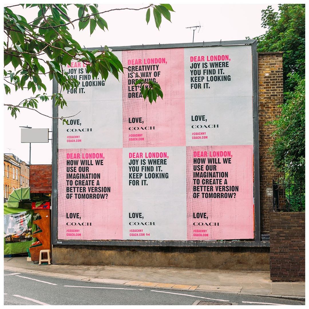 Coach - Joy, creativity and imagination. What's your love language? 📸: @deanmartindale #CoachNY