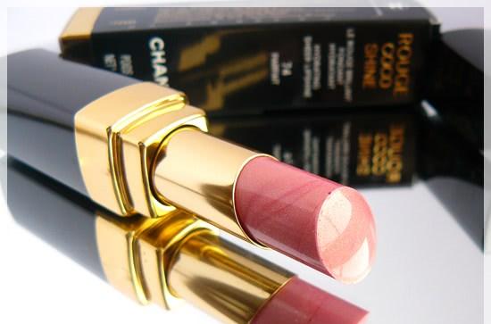 Помада Chanel Rouge Coco Shine в оттенке 74 Parfait