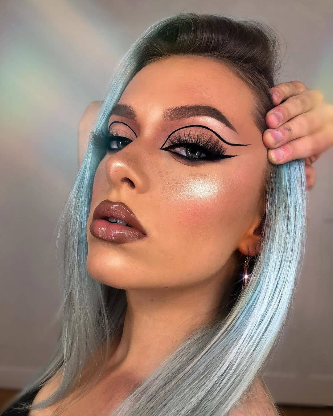 theBalm Cosmetics - Curves in all the right places using our matte black Schwing Liquid Eyeliner. @maddyb.mua