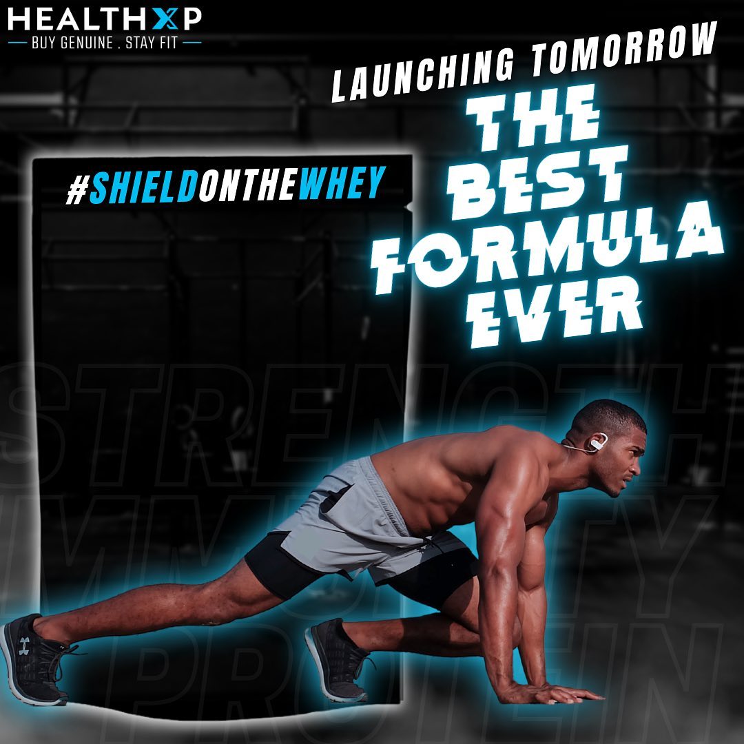 HealthXP® - WAIT FOR THE BEST FORMULA EVER!
.
Launching tomorrow, stay tuned🔥
.
#staytuned #whey #wheyprotein #shield #strength #comingsoon #launchingsoon #launch #fitness