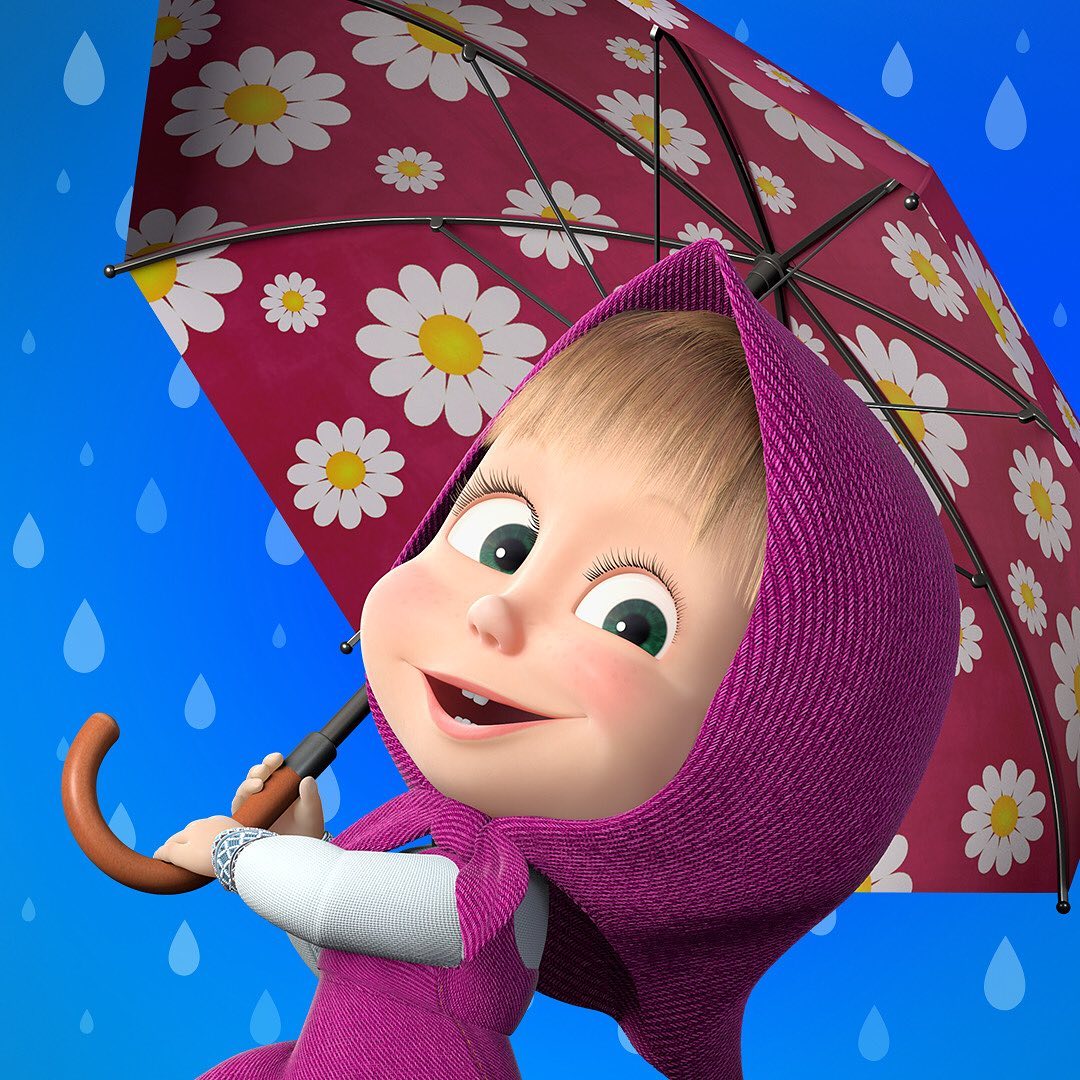 Masha And The Bear Official - Dears! Let's welcome the month of October! Masha is excited about the fall season, as the green leaves of summer become yellow, orange, and red before falling to the grou...