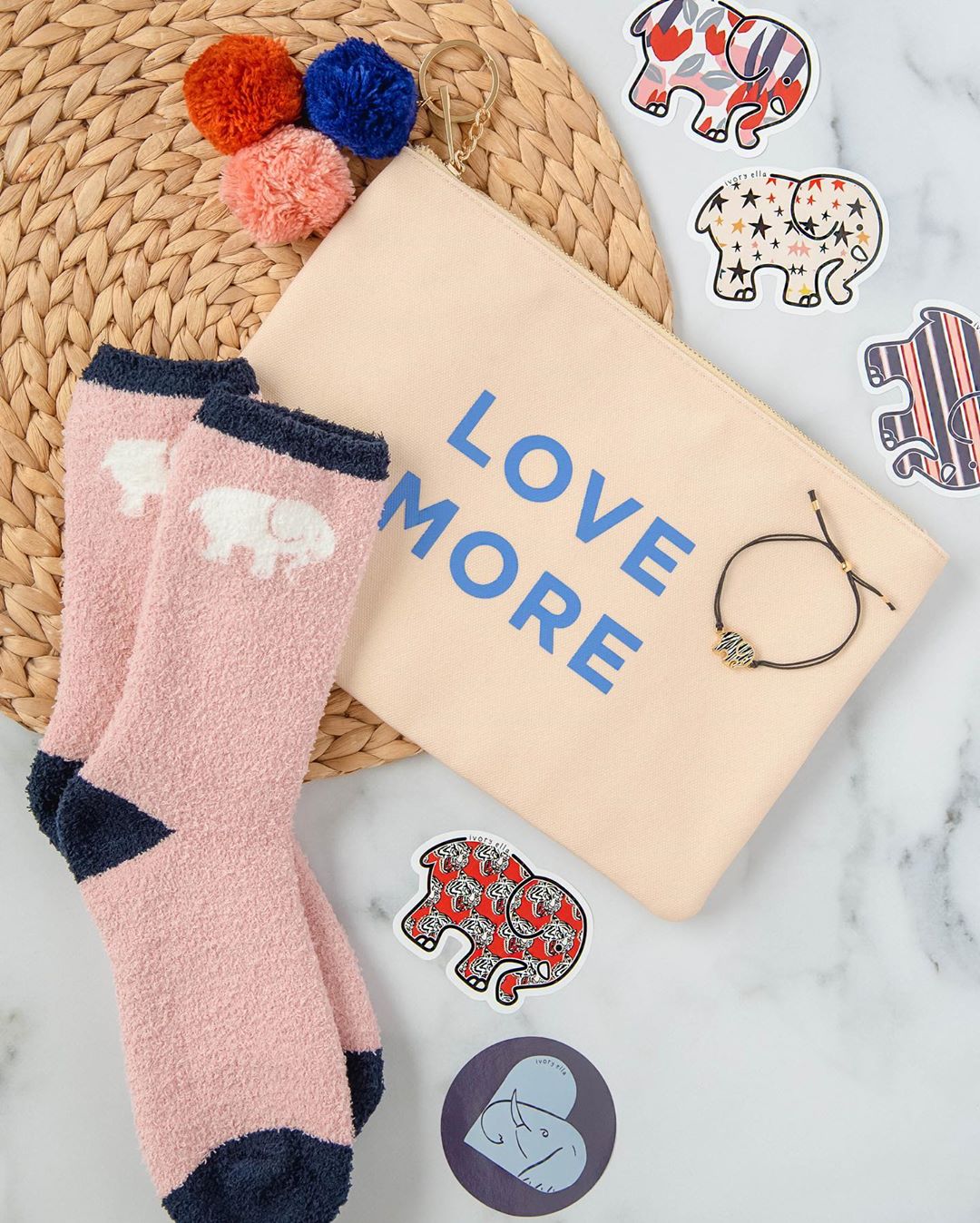 Ivory Ella - We know you love a good pair of fuzzy socks 🤗 The best part? They come with our September Accessory Surprise Box AND they help #SaveTheElephants 🐘 Shop Surprise Boxes above!