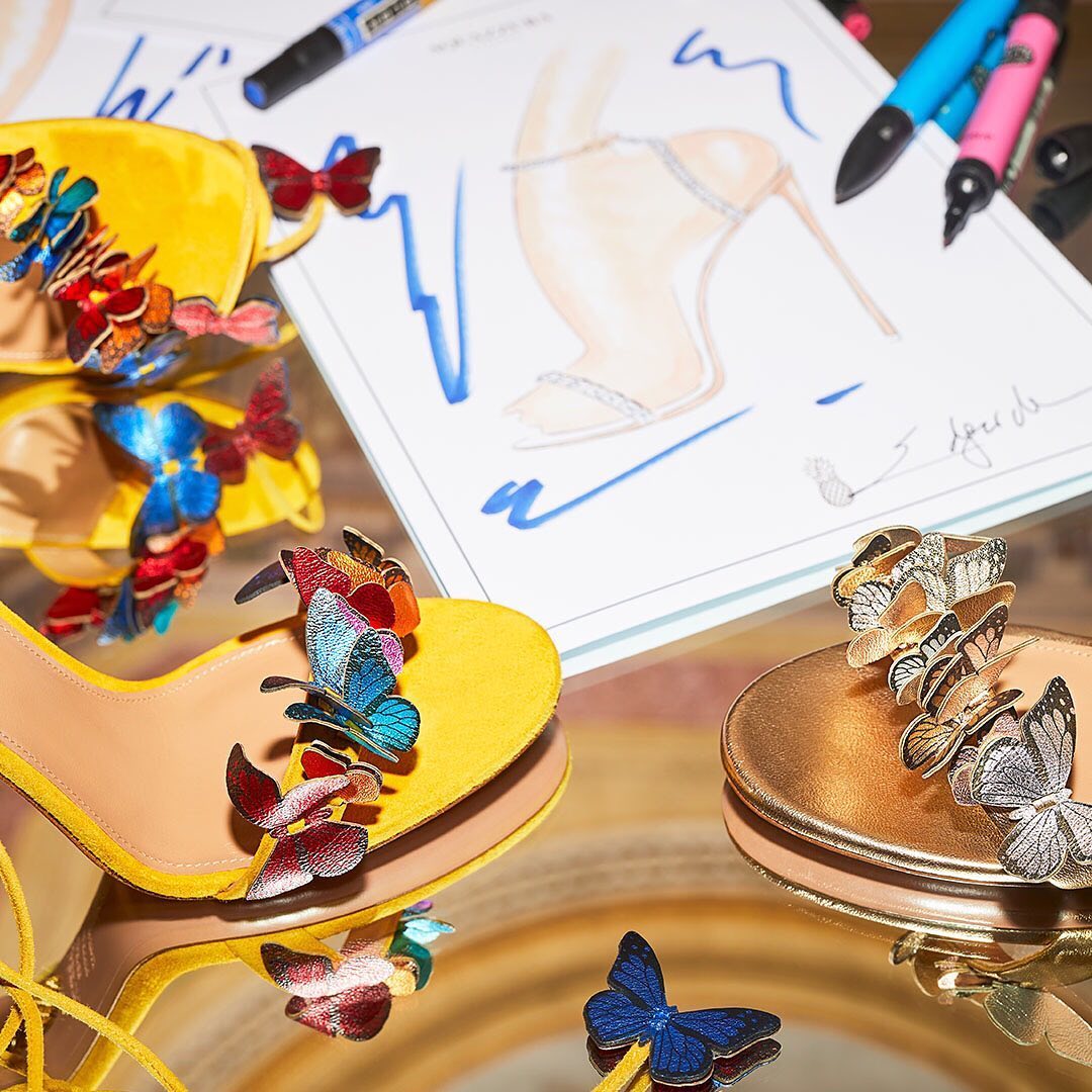AQUAZZURA - The beautiful Florentine landscapes are such an inspiration for the design of the Collections. Discover our colorful selection of Papillon Sandals on www.aquazzura.com and in boutique.
#AQ...