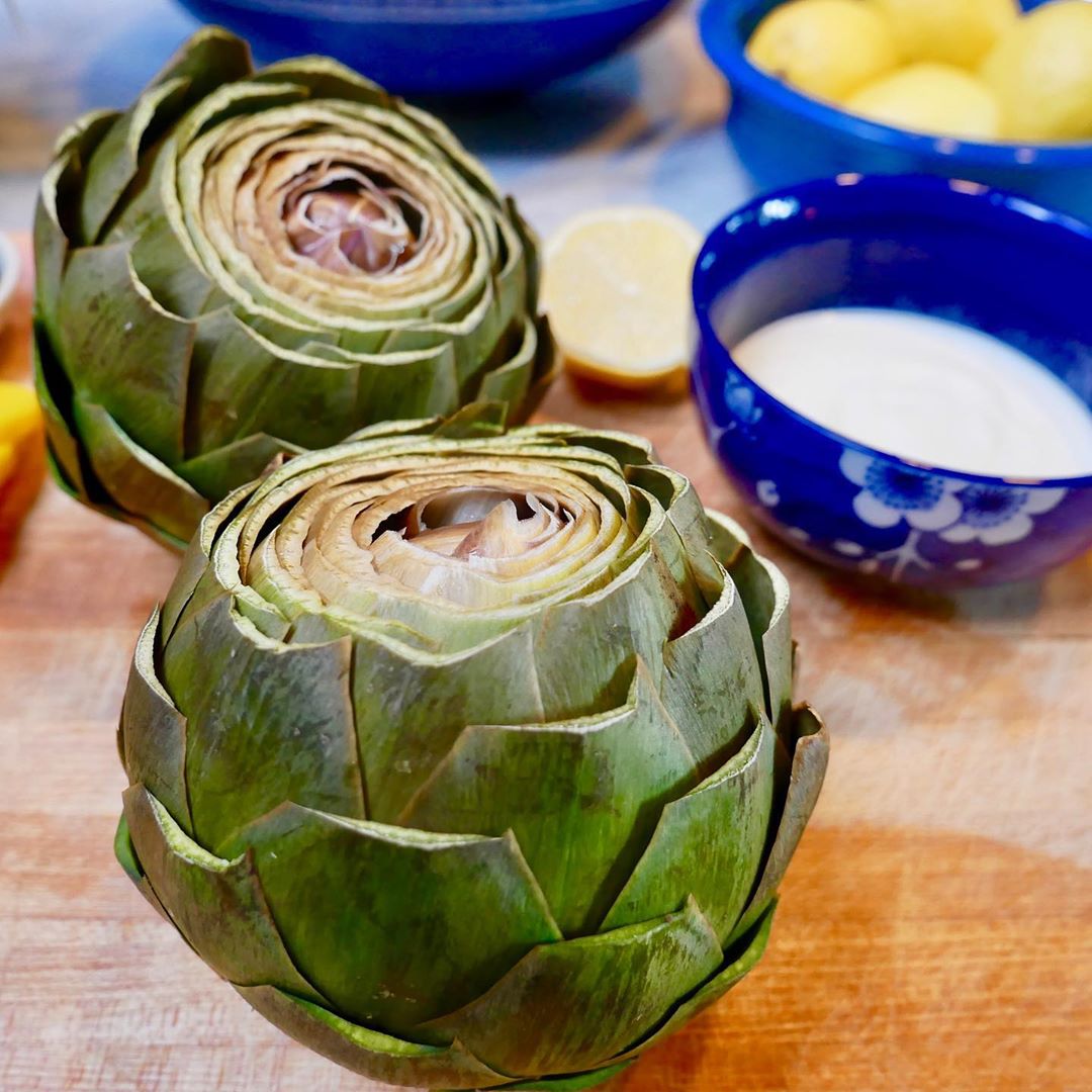 Kat Burki - I have fond memories growing up enjoying Steamed Artichokes with my mom. I think I was in seventh grade when she first taught me how to make them. She loved them as much as I did and subse...