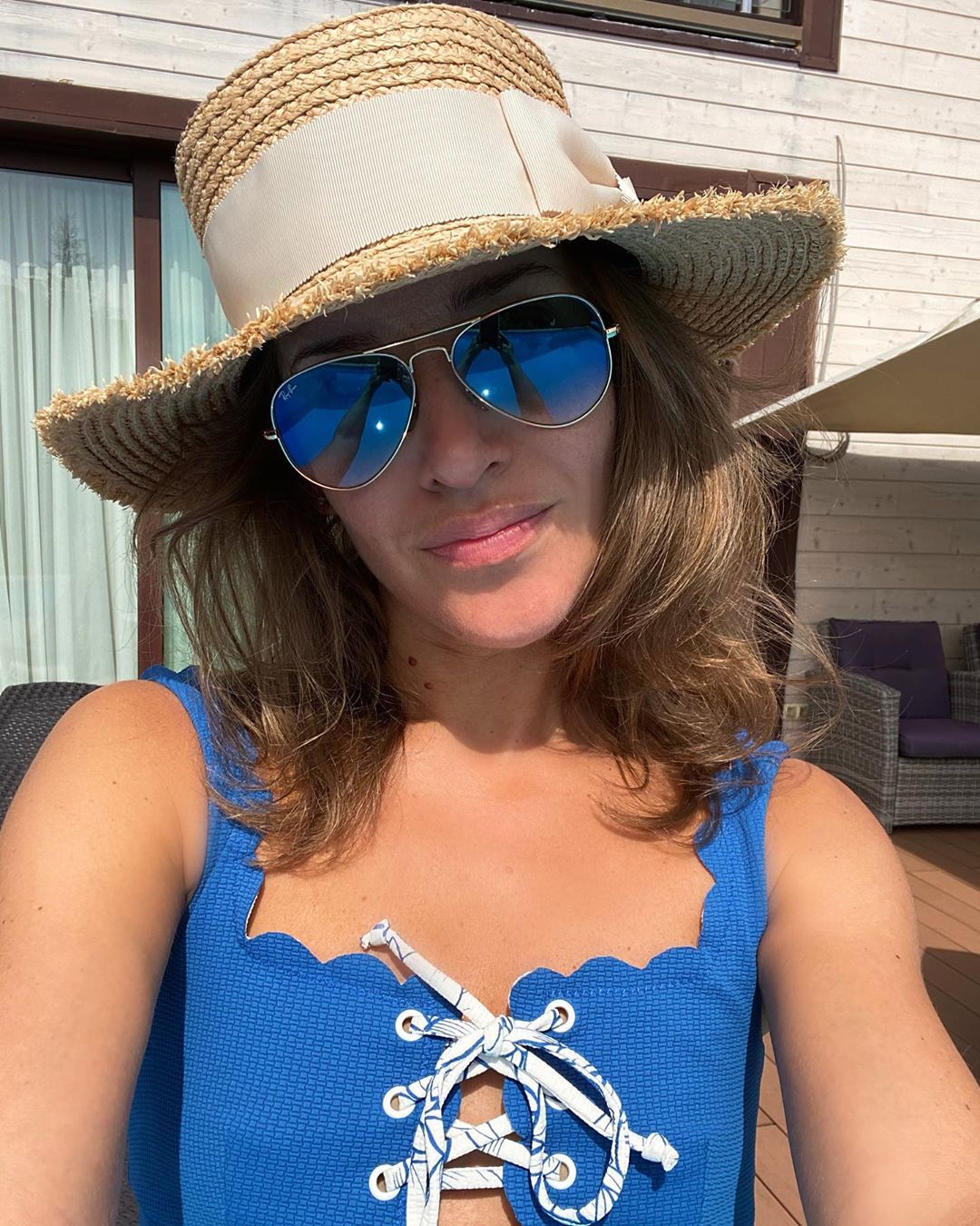 Julia Kovalchuk/Юлия Ковальчук - Любителям сине-голубого посвящается🦋

Кстати девочки, ваши любимые цвета для купальников? 👙🩱

У меня черный, белый, красный и болотный😳😁 
#юлияковальчук #певица #ведущ...