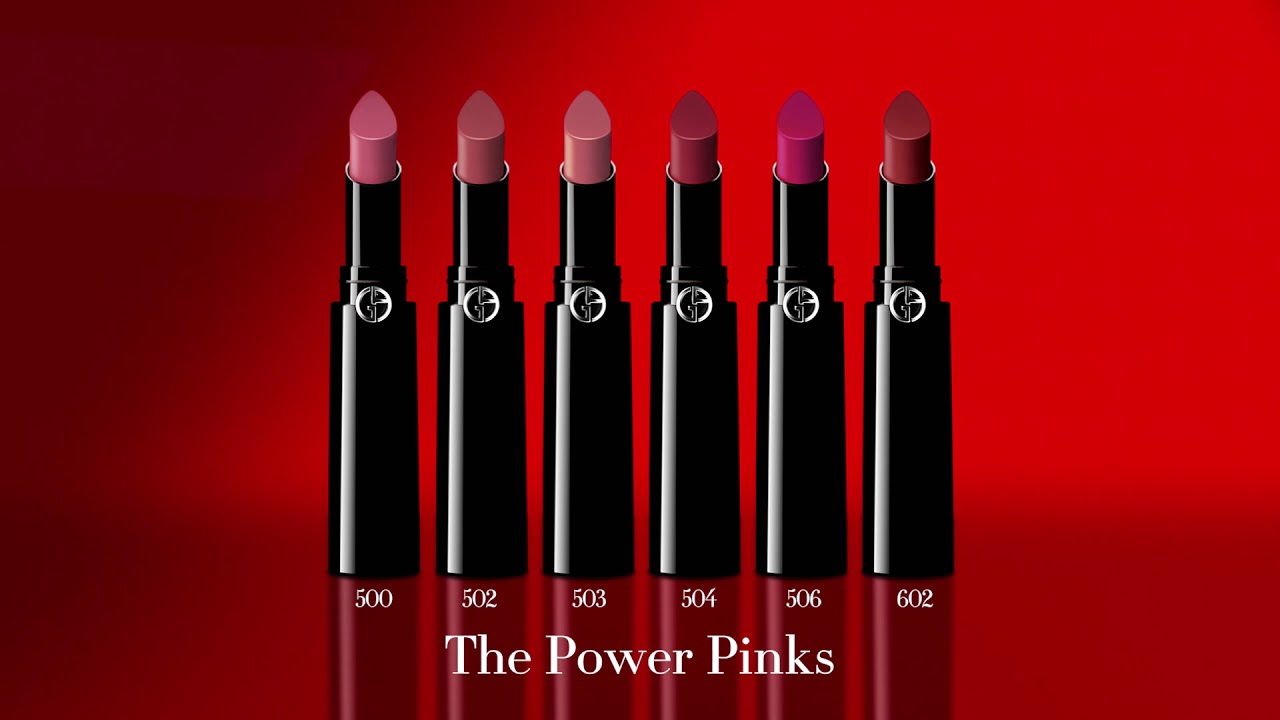 The Power Pinks - LIP POWER by Giorgio Armani