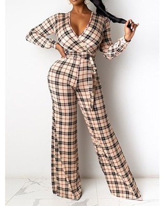 Tidebuy.com - Plaid Lace-Up Western Slim Straight Women's Jumpsuit⁣
Item:  28140416⁣
http://urlend.com/uueYjaE