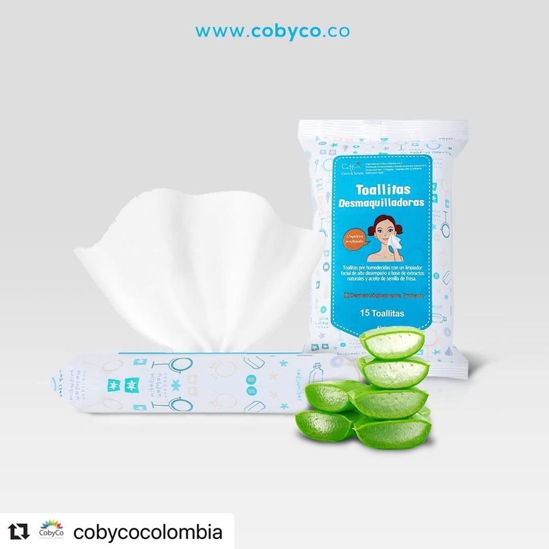 Cettua Colombia - #Repost @cobycocolombia with @make_repost
・・・
¡Con una sola Toallita basta! 
Las Toallitas Desmaquilladoras #Cettua vienen extra humedecidas y remueven las impurezas de tu rostro. 
S...